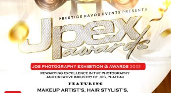 The Jos Photography Exhibition Awards to hold 25th September, 2022