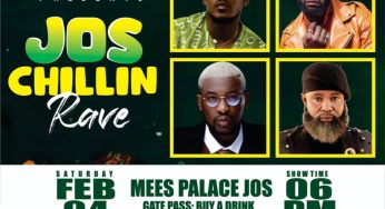 Jos Chillin Rave: M.I Abaga, Dj Neptune and others to thrill fans February 4th